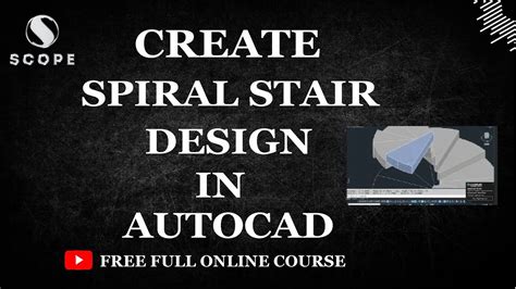 Create Spiral Stairs In Autocad Step By Step Tutorial Spiral Stairs Spiral Stair Banaye