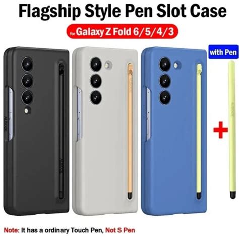 Jual Samsung Z Fold6 Fold 6 Hard Case Slim Premium With S Pen Holder Original Silicone Hitam