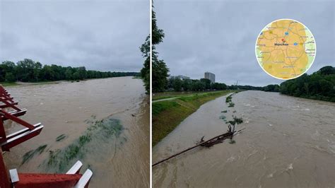 Hochwasser In M Nchen Dwd Warnt Erneut Vor Dauerregen