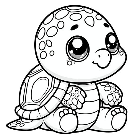 Premium Vector | A cartoon turtle with eyes and eyes looking up