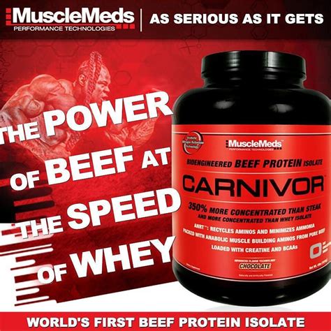 Musclemeds Carnivor Is The Worlds First Beef Protein Isolate Packing