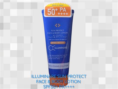 Illuminare Brightening Sun Protect Face Body Lotion Spf Gr