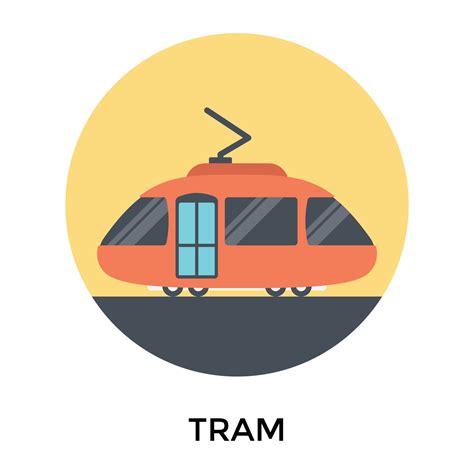 Trendy Tram Concepts 15035548 Vector Art at Vecteezy