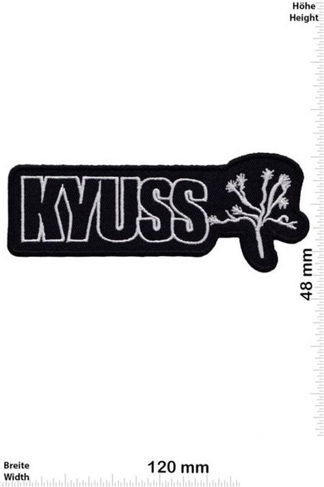 Kyuss Silver Black Alternative Metal Patch Badge Embroidered Etsy