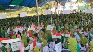 Ribuan Muslimat Fatayat Nu Pati Gelar Sholawat Dalam Rangka Maulid