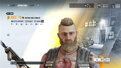 Bandit Elite With The Hair From His Pro League Set Rainbow6