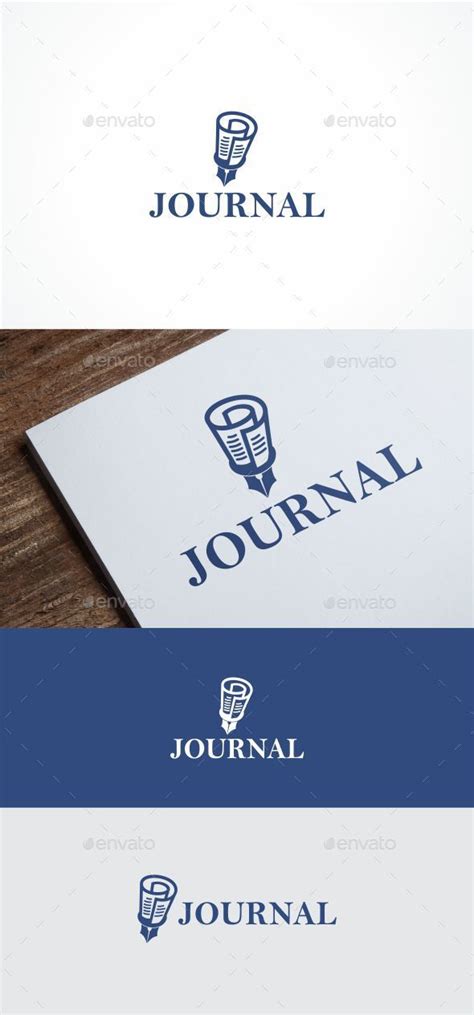 Journal Logo | Logo design template, Food logo design inspiration, Logo templates psd