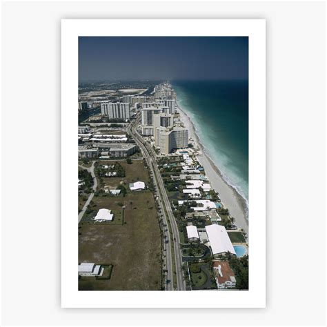 Aerial Miami Beach - Slim Aarons Print