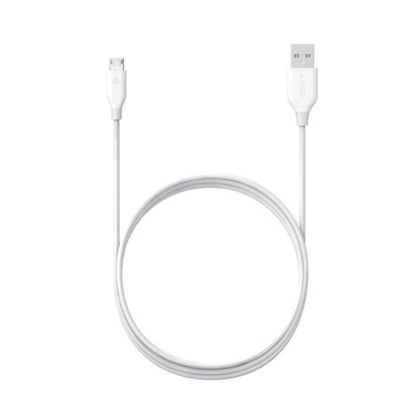 Anker A8133H21 Powerline Micro USB Cable 6 FT White