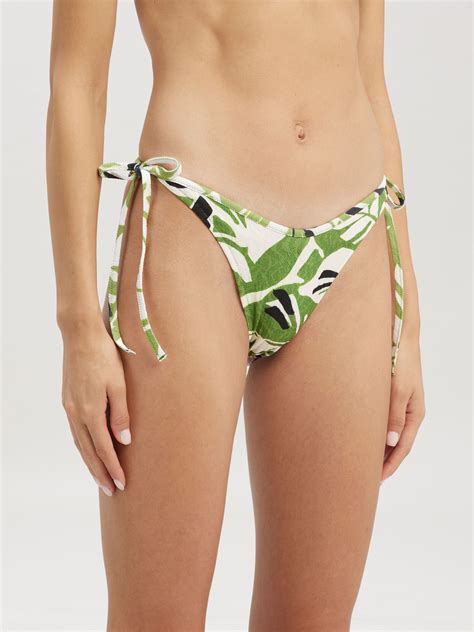 Slip Bikini Con Stampa Hibiscus Sito Ufficiale Di Palm Angels