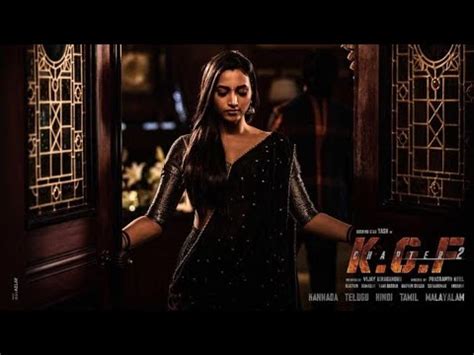 KGF Chapter 2 Happy Birthday Poster Of Srinidhi Shetty Tricolour Music