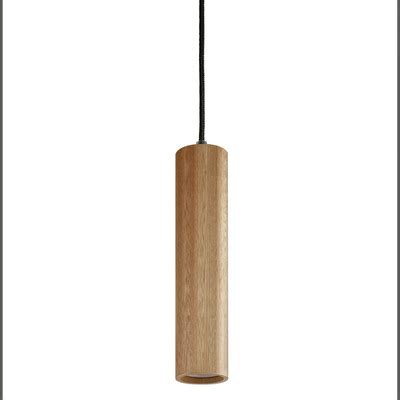 Luz Desing Colgante Tubo Madera Small Apto Led Dicro Gu Luz Desing