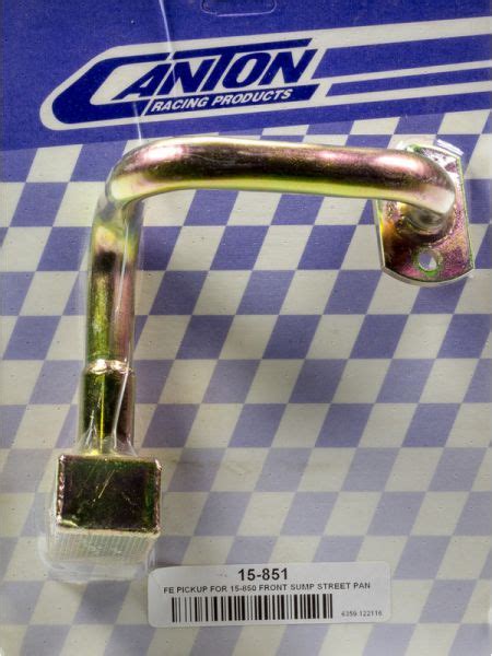 Buy Canton Oil Pump Pickup Street Strip Road Race Bolt On 7 1 2 In