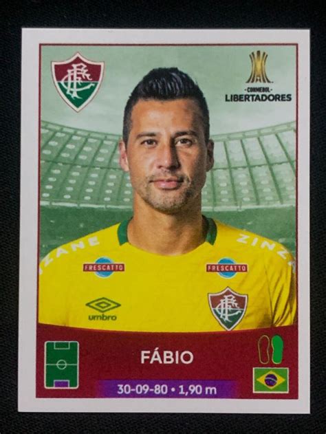 Panini Conmebol Copa Libertadores Sticker Fabio Fluminense