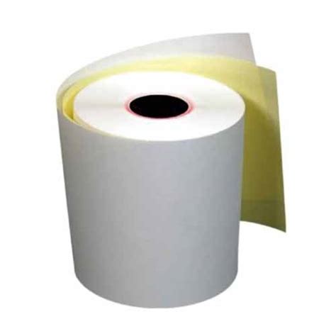 PAPEL PCM AUTOCOPIA EBA7670 ROLLO 76X70 BLANCO AMARILLO PUNTO VENTA C