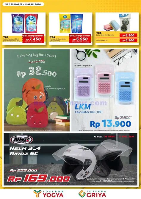 Katalog Promo Toserba Yogya Terbaru April