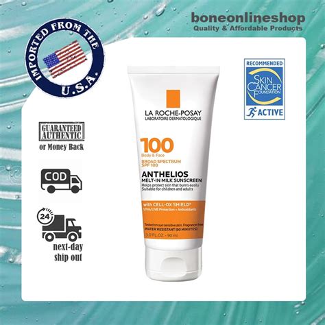 La Roche Posay Anthelios Melt In Milk Body Face Sunscreen Spf