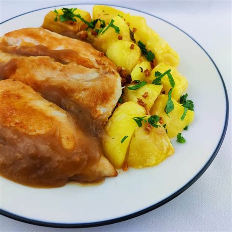 Pollo A La Cerveza Negra Con Patatas Sin Sart N Comida Preparada A