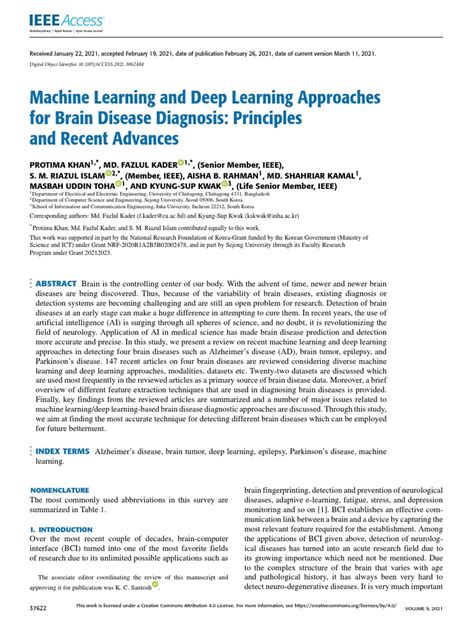 Machine Learning And Deep Learning Approaches For Brain Disease