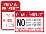 Private Property No Dumping Signs | Free Shipping Options