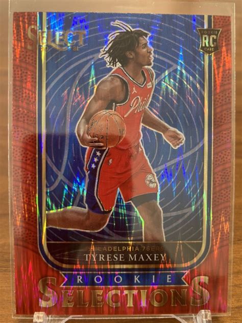 Yahoo Tyrese Maxey Panini Select Rookie Sel