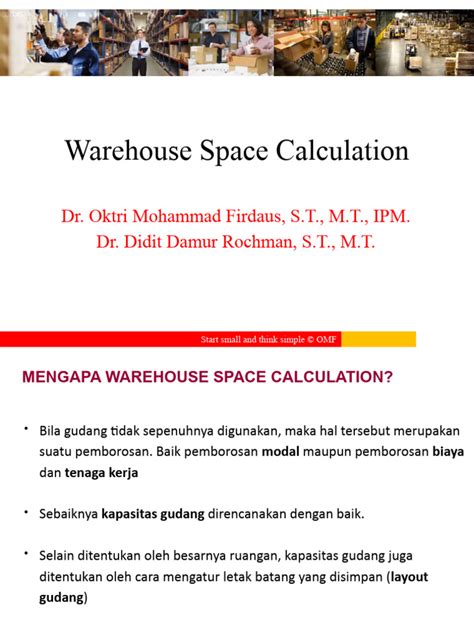 05 - Warehouse Space Calculation | PDF