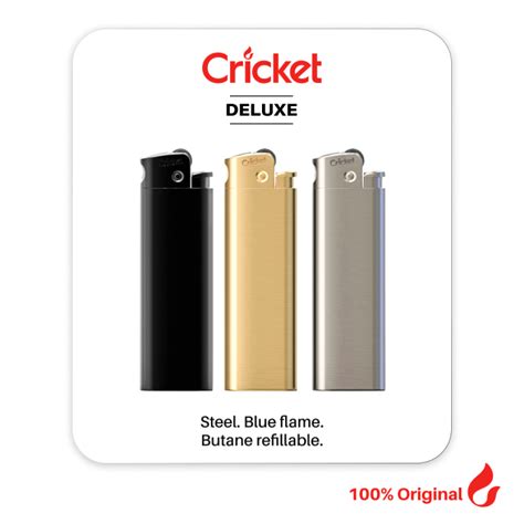 CRICKET Deluxe Steel Lighter Bronze | Lazada PH