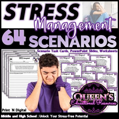 Stress Management Scenarios Coping Skills Scenarios Stress Situation Cards Made By Teachers