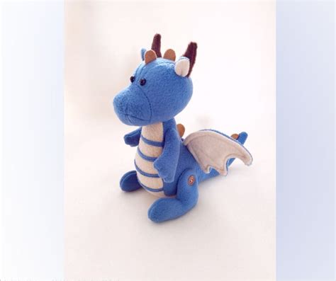 Dragon Plush Sewing Pattern PDF - Etsy