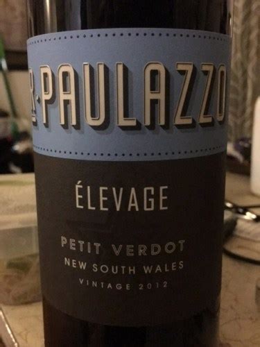 R Paulazzo Levage Petit Verdot Vivino Australia