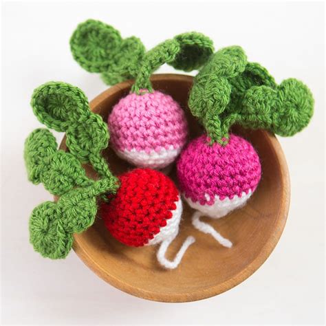 Learn How To Crochet Radishes Crochet A Radish Pattern Crochet