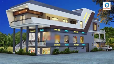 3 Floor Commercial Building Front Elevation Designs | Viewfloor.co