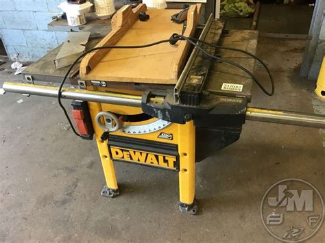 Dewalt Dw746 Table Saw Jeff Martin Auctioneers Inc