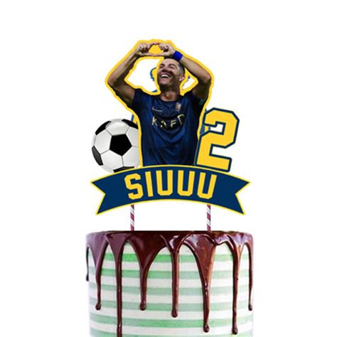 Ronaldo Cake Topper Etsy