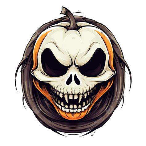 Pumpkin King Jack Skellington Halloween Cartoon Creepy Element Png