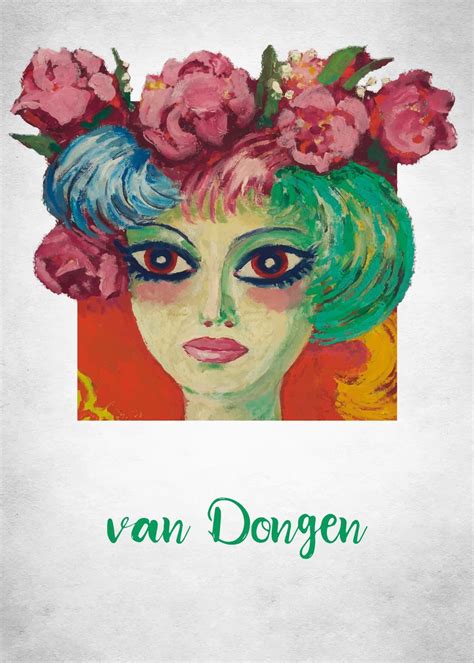 Kees Van Dongen Poster Picture Metal Print Paint By Bo Kev Displate