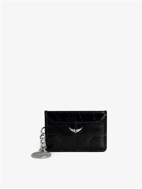 Tarjetero Sunny Pass Card Holder Negro Mujer Zadig Voltaire