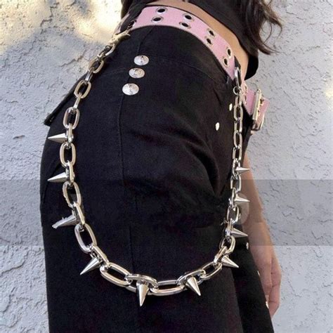 Buy Punk Style Metal Chain For Pants Shoptery Estilo Punk Corrente