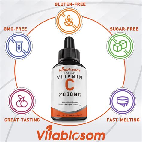 High Absorption Liposomal Vitamin C Mg Liquid Immune System