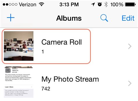 The Camera Roll is Back in iOS 8.1 | PhotoJoseph.com