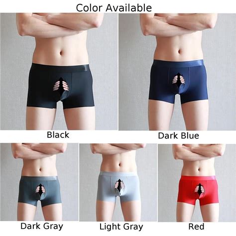 Slips Boxer En Soie Glac E Cool Et Tendance Pour Hommes Avec Des