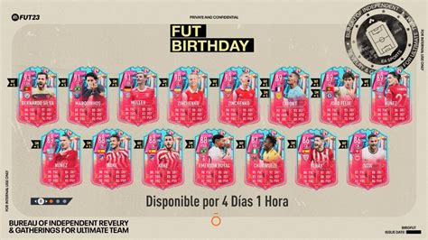 Fifa 23 Descubre Cuándo Salen Los Esperados Fut Birthday Y Prepárate Para Deslumbrar En El Campo