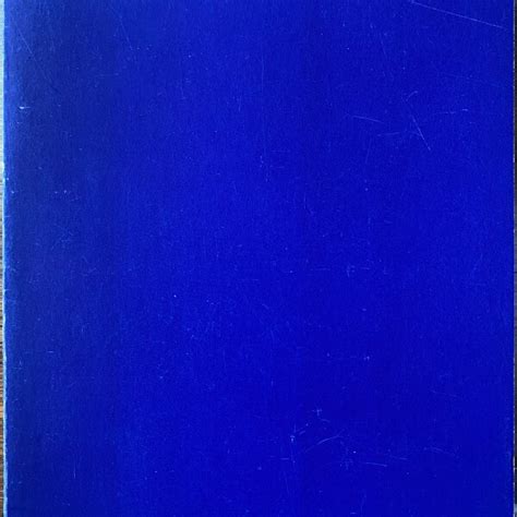 Yves Klein Harry Shunk The Painter Of Space Hurls Himself Into The