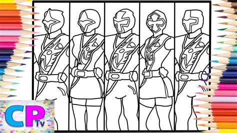 Power Rangers Ninja Steel Colouring