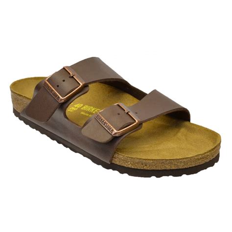 Birkenstock Birkenstock Arizona 051701 Birko Flor Dark Brown Gd2 Mens Sandal Birkenstock