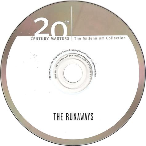 Car Tula Cd De The Runaways 20th Century Masters The Best Of The