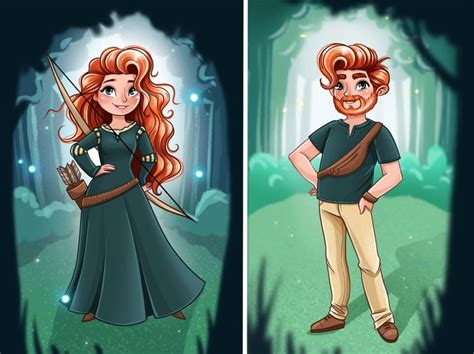 À quoi ressembleraient les versions masculines de 15 princesses de l