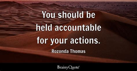 Rozonda Thomas You Should Be Held Accountable For Your