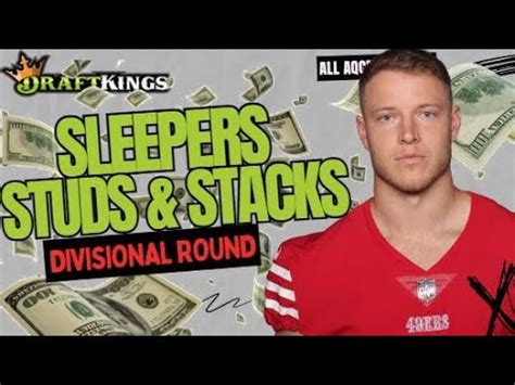 Draftkings Nfl Divisional Round Lineup Picks Predictions Sleepers