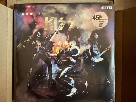 Kiss Alive 💋 45th Anniversary 🤘limited Edition Color Vinyl 2lp Ships